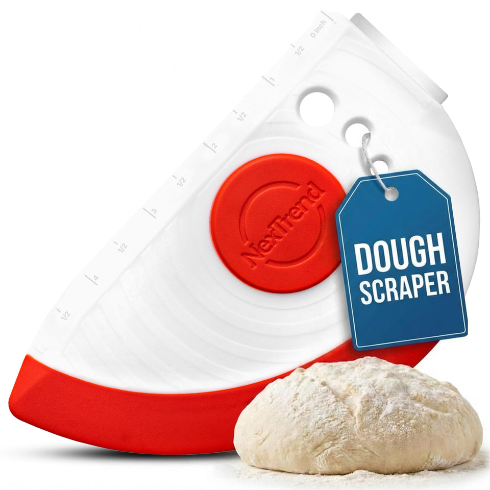 NexTrend BakerScraper flexible edge cleans bowls and handles dough smoothly.