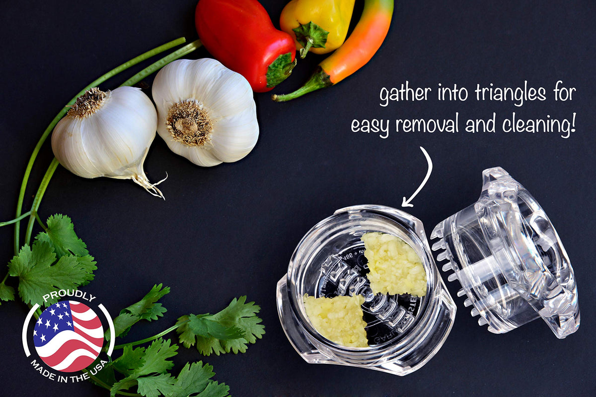 NexTrend Garlic Twister 4th-gen in use for minced garlic
