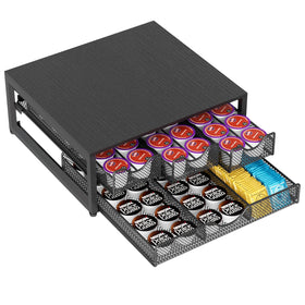 NEYCIL coffee pod holder front view shows three drawers for quick access