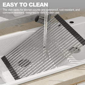 NEZUIBAN roll-up design makes draining water directly into the sink easy.