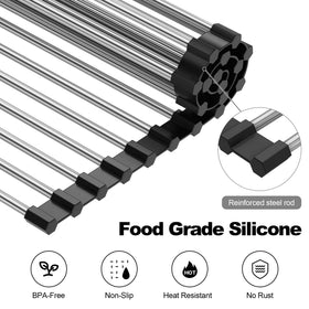 NEZUIBAN dish rack is easy to clean and dishwasher-safe for quick maintenance.