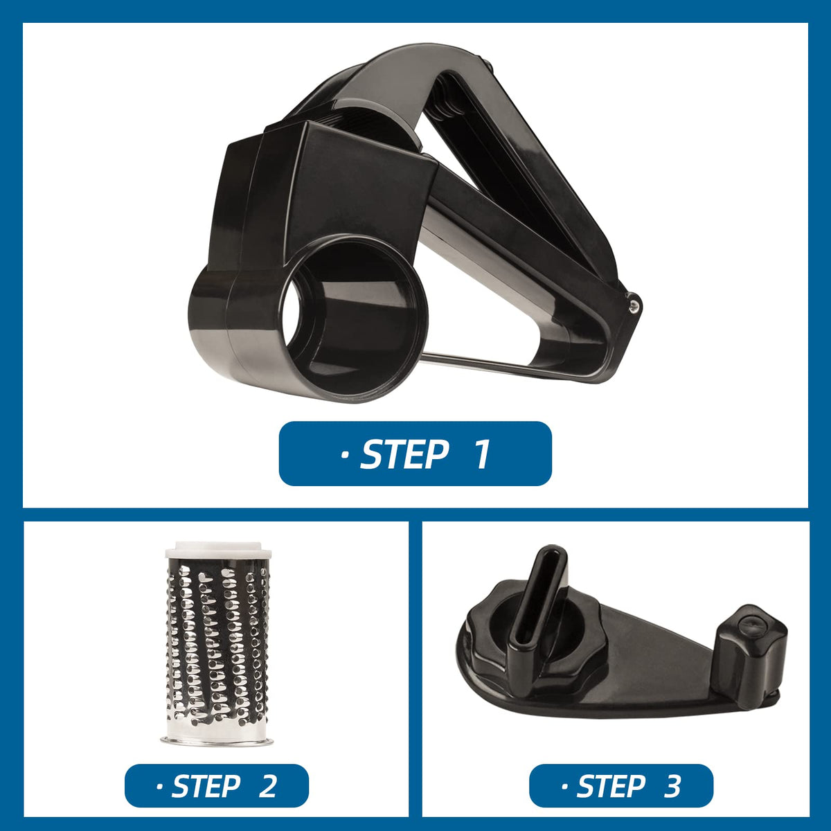 NEZUIBAN stainless steel blades deliver consistent grating for hard cheese