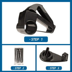 NEZUIBAN stainless steel blades deliver consistent grating for hard cheese