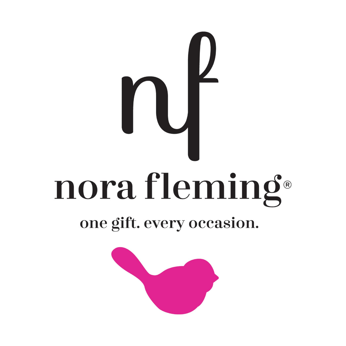 Nora Fleming gift-ready mini display ideal for celebrations.