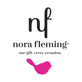 Nora Fleming gift-ready mini display ideal for celebrations.