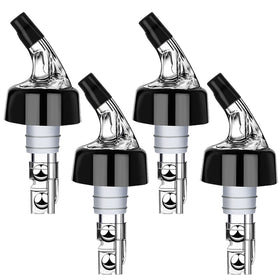 NFFIBDH automatic measured bottle pourer showing precise 1 oz pour