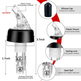 NFFIBDH pour spout with dust cap keeping bottle clean between uses