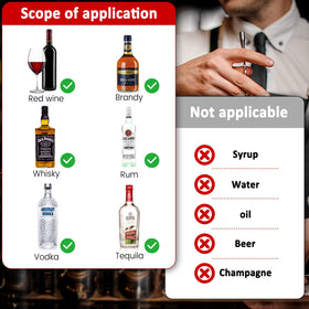 NFFIBDH measured pourer kit for a tidy, efficient home bar