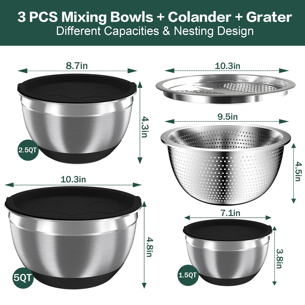 Nicdiet bowls fit standard fridge racks for easy cooling and storage.