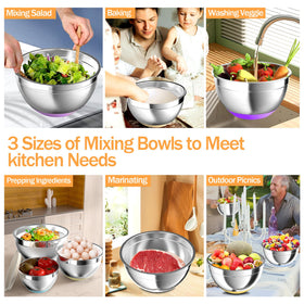 Nicdiet bowls come in 1.5, 2.5, and 5 qt sizes for flexibility.