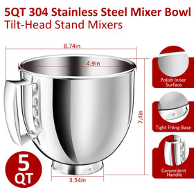 Nicdiet dishwasher-safe bowl for quick cleanup after baking.
