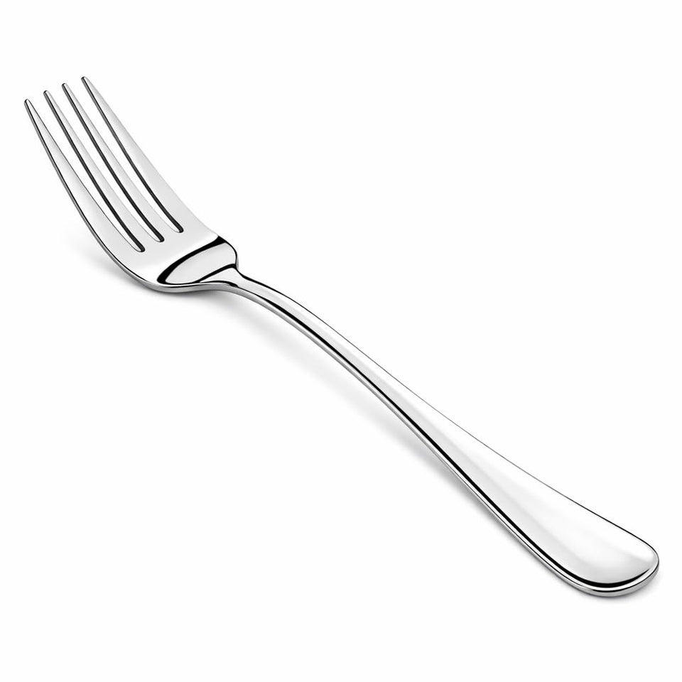 Nice Kitchen 16-piece dinner forks with mirror-polished finish for upscale table settings.