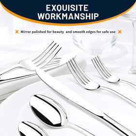 Nice Kitchen dishwasher-safe flatware simplifies cleanup after gatherings.