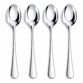 Nice Kitchen twelve-piece teaspoons set with mirror finish for elegant dining.