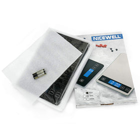 Nicewell stainless steel edge offers durability and easy cleanup after cooking.