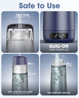Nicewell vented lid design aids safe heating during operation.