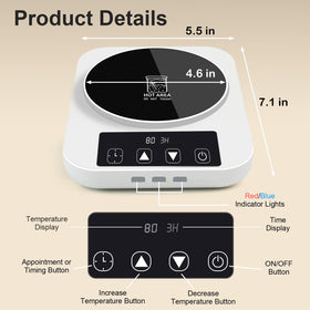 NICOFPHY 0-12h timer auto on/off simplifies fermentation scheduling.