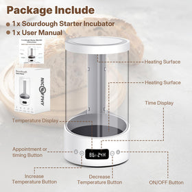 NICOFPHY 24H timer helps plan long fermentations with confidence.