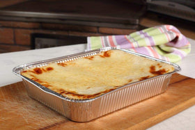 Nicole Home Collection full-size pans stacked for easy storage after events