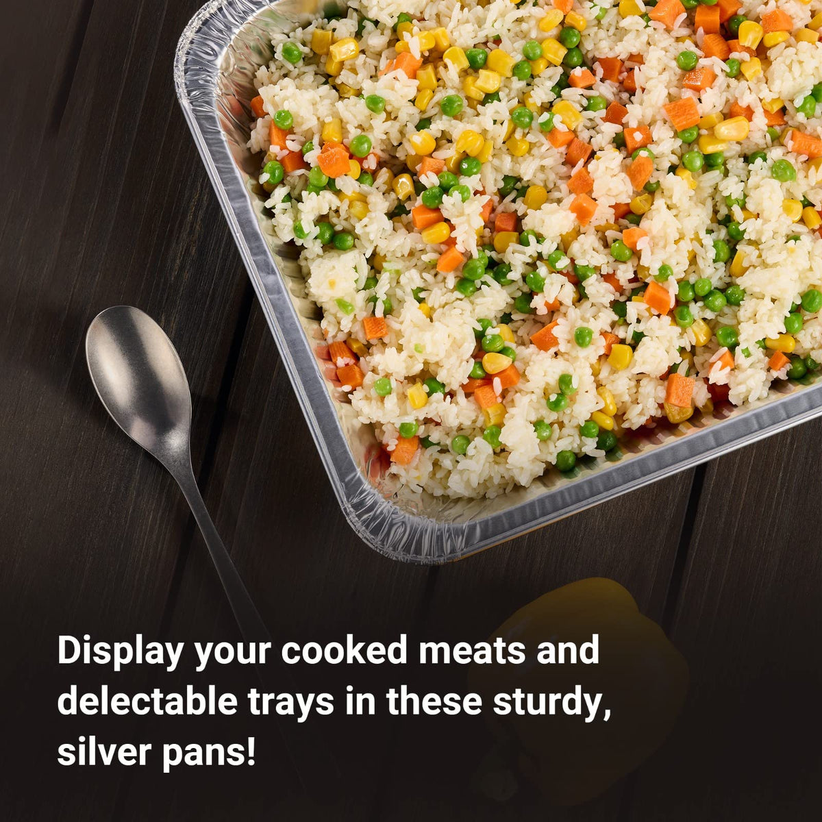Nicole Home Collection aluminum pan for baking and serving, designed for even heat and quick cleanup
