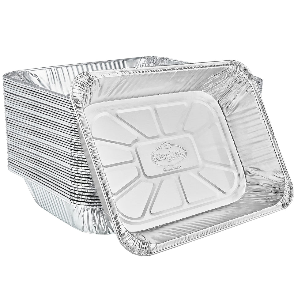 Nicole Home Collection aluminum pans half size 9x13 pack shot ideal for bulk catering