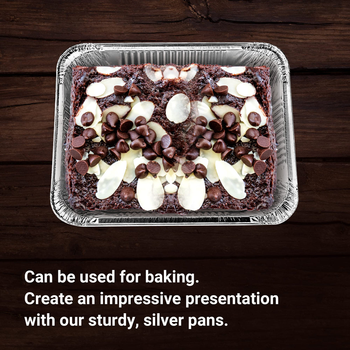 Nicole Home Collection dishwasher-friendly disposable pan for easy cleanup.