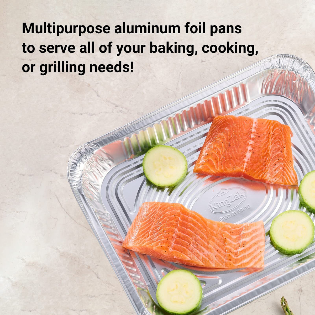 Nicole Home Collection disposable aluminum pans for baking, catering, and mess-free cleanup
