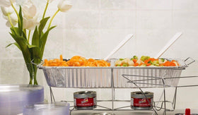 Nicole Home Collection disposable foil pan 50-pack for quick setup and cooling.