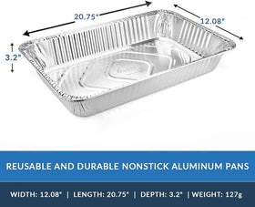 Nicole Home Collection extra-heavy-duty chafing tray ready for catering and hot-holding.