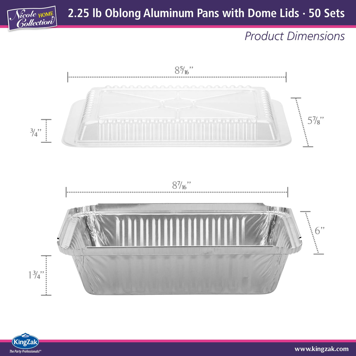 Nicole Home Collection freezer-safe pans preserve flavors when stored.