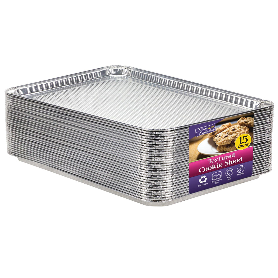 Nicole Home Collection half-size textured cookie sheet for even baking.