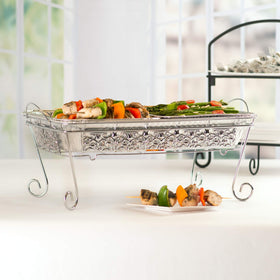 Nicole Home Collection serving-line arrangement for catered events.