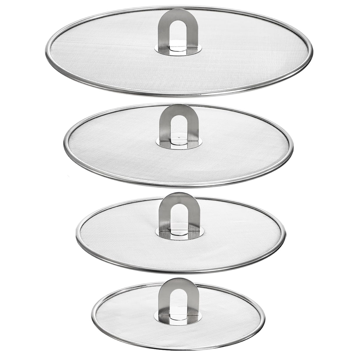 Nicunom 8-inch splatter screen protects your stovetop from hot oil splashes.