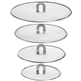 Nicunom 8-inch splatter screen protects your stovetop from hot oil splashes.