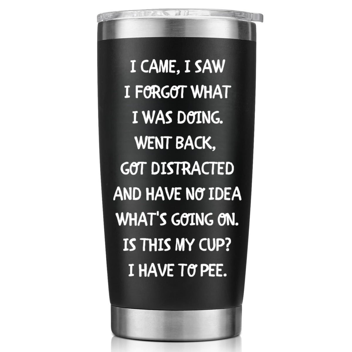 Niduilef 20 oz tumbler front view showcases a durable, gift-ready design for daily use.