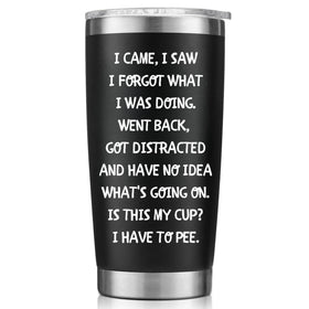 Niduilef 20 oz tumbler front view showcases a durable, gift-ready design for daily use.