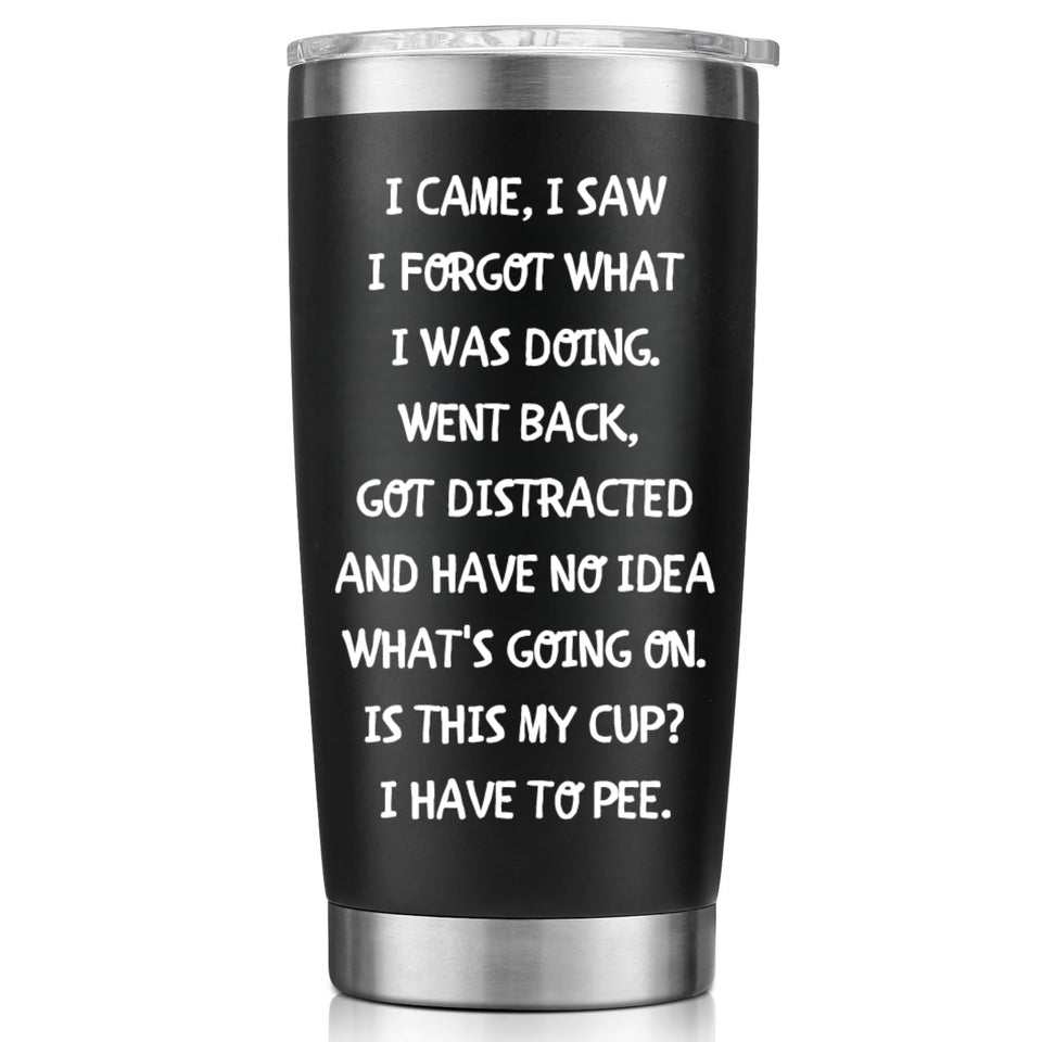 Niduilef 20 oz tumbler front view showcases a durable, gift-ready design for daily use.