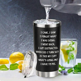 Niduilef tumbler gift-pack presentation ready for 50th celebrations.