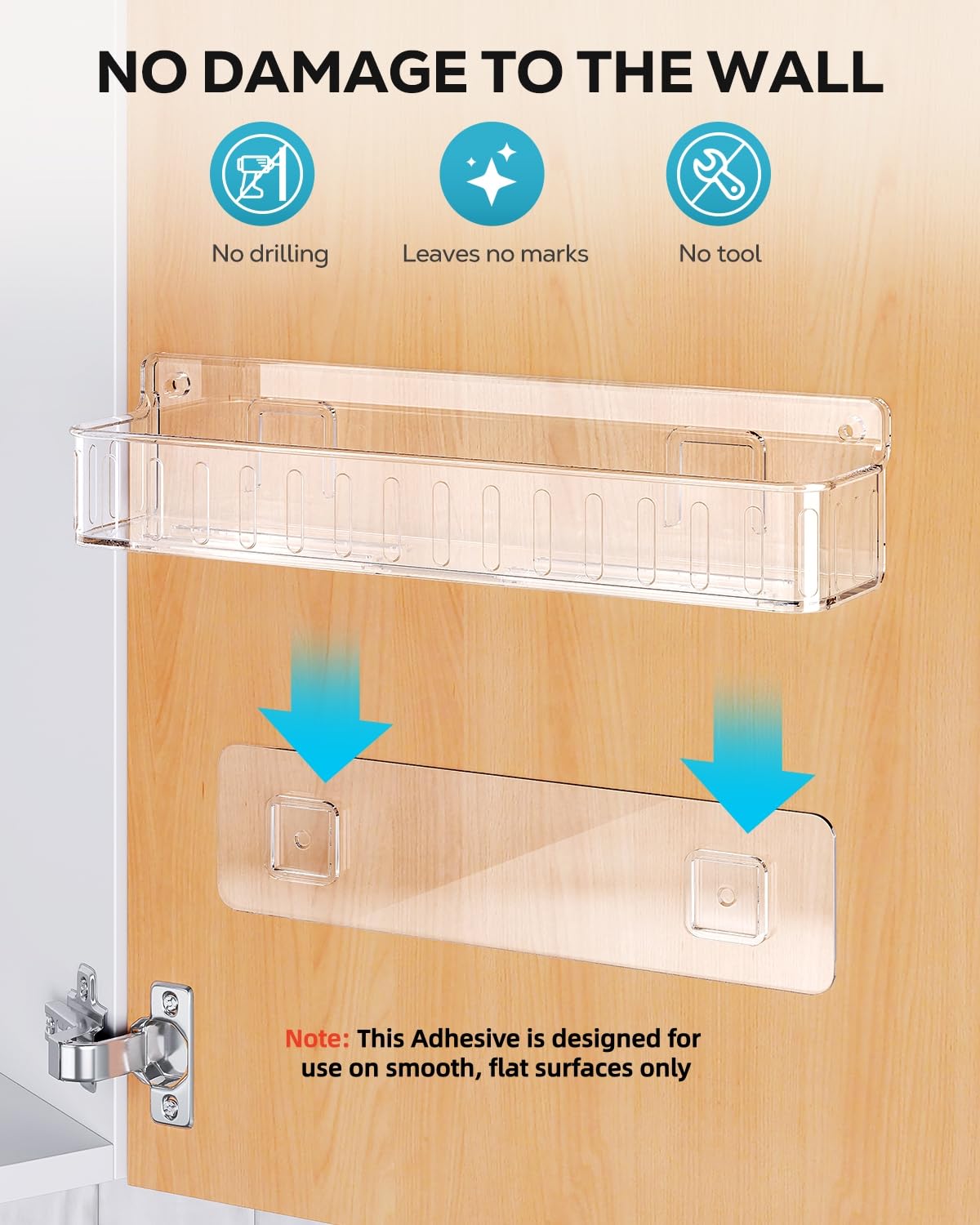 Nieifi two screw lengths accommodate doors of different thicknesses for versatility.