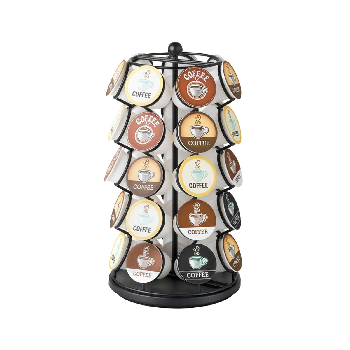 Nifty K Cup Holder 35-pod carousel displaying pods for quick flavor picks.