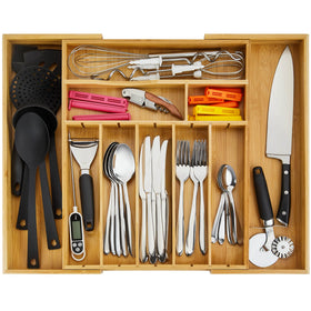 Night Tree luxury wooden organizer enhances kitchen aesthetics.