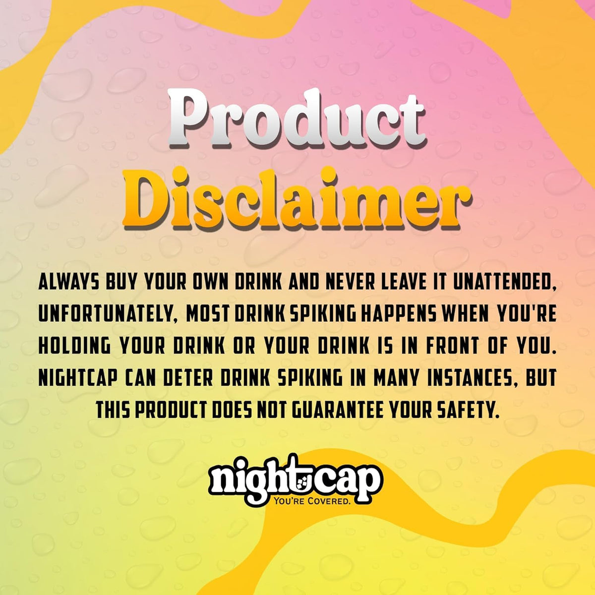NightCap nightlife safety for women at concerts and festivals.
