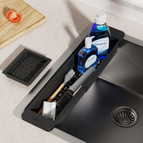 NiHome black ABS finish adds a sleek, durable look to the kitchen