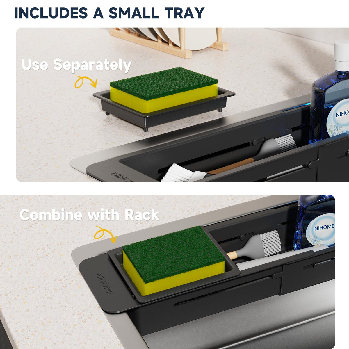 NiHome telescopic extension design adapts to different sink widths