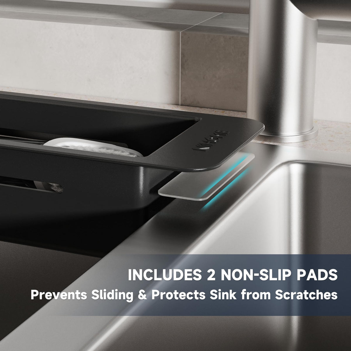 NiHome tray with drainage holes for top use or separate drainage