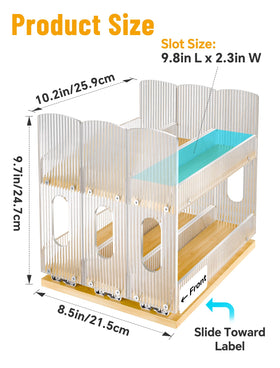 NiHome bamboo frame detail with warm, sturdy construction.