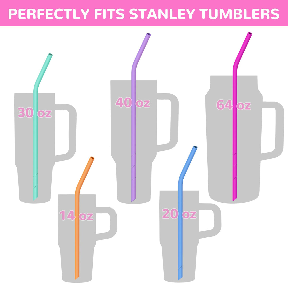 NiHome BPA-free silicone straw emphasizes safe, pleasant sipping