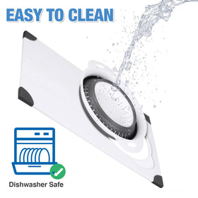 NiHome cutting board is dishwasher safe for easy cleaning