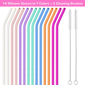 NiHome durable silicone straw ready for everyday reuse
