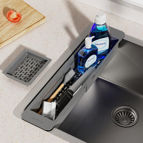 NiHome over-sink caddy for quick drainage during busy cooking